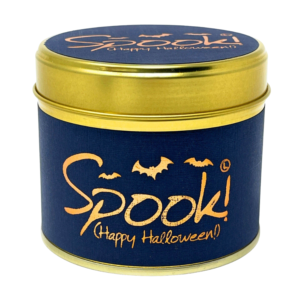 Lily-Flame Scented Candle Tin Perfect Gift Spook