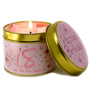 Lily-Flame Scented Candle Tin Perfect Gift HAPPY 18TH BIRTHDAY