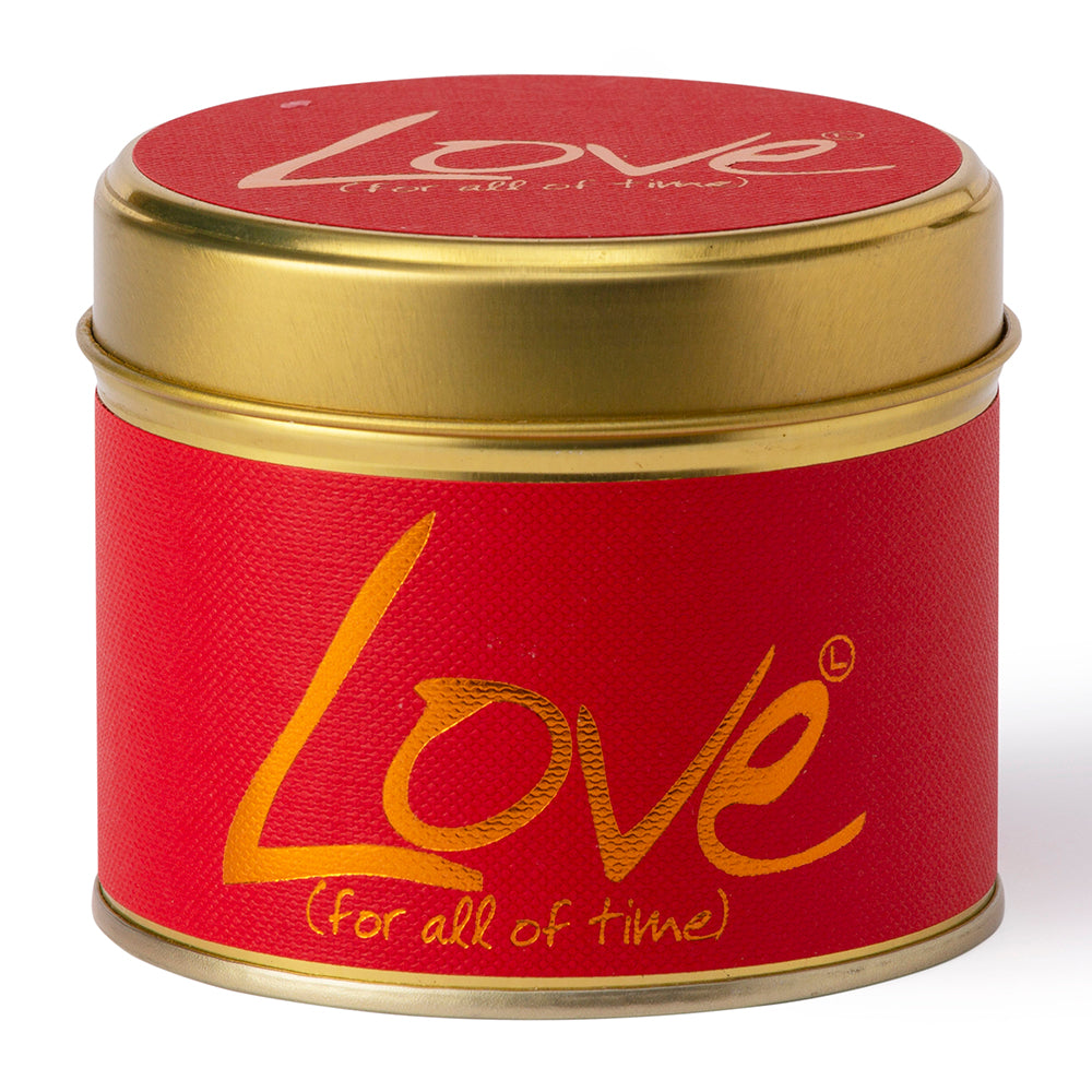 Lily-Flame Scented Candle Tin Perfect Gift LOVE