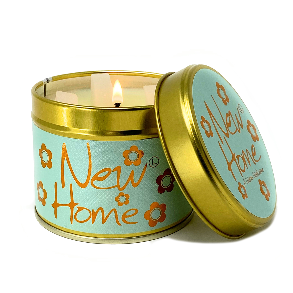 Lily-Flame Scented Candle Tin Perfect Gift NEW HOME