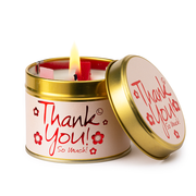 Lily-Flame Scented Candle Tin Perfect Gift THANK YOU