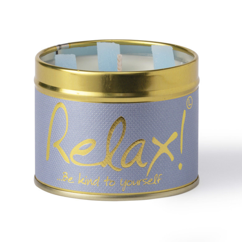 Lily-Flame Scented Candle Tin Perfect Gift Relax
