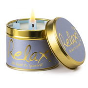 Lily-Flame Scented Candle Tin Perfect Gift Relax