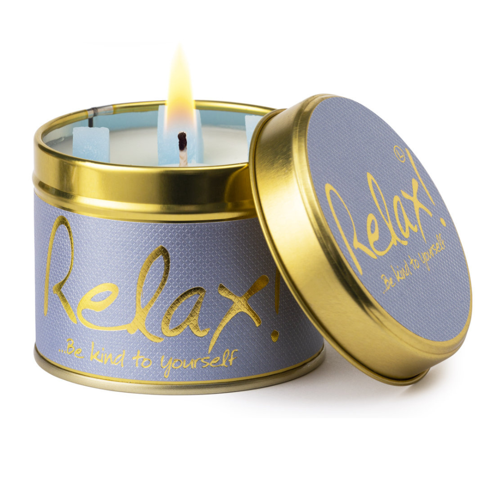 Lily-Flame Scented Candle Tin Perfect Gift Relax