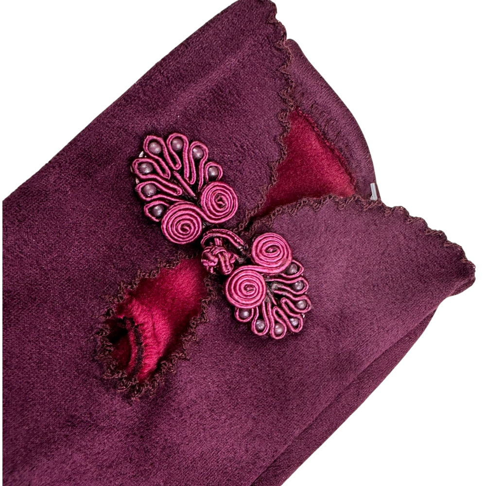 Ladies Suki Faux Suede Gloves Perfect Gift by Powder Design AW23