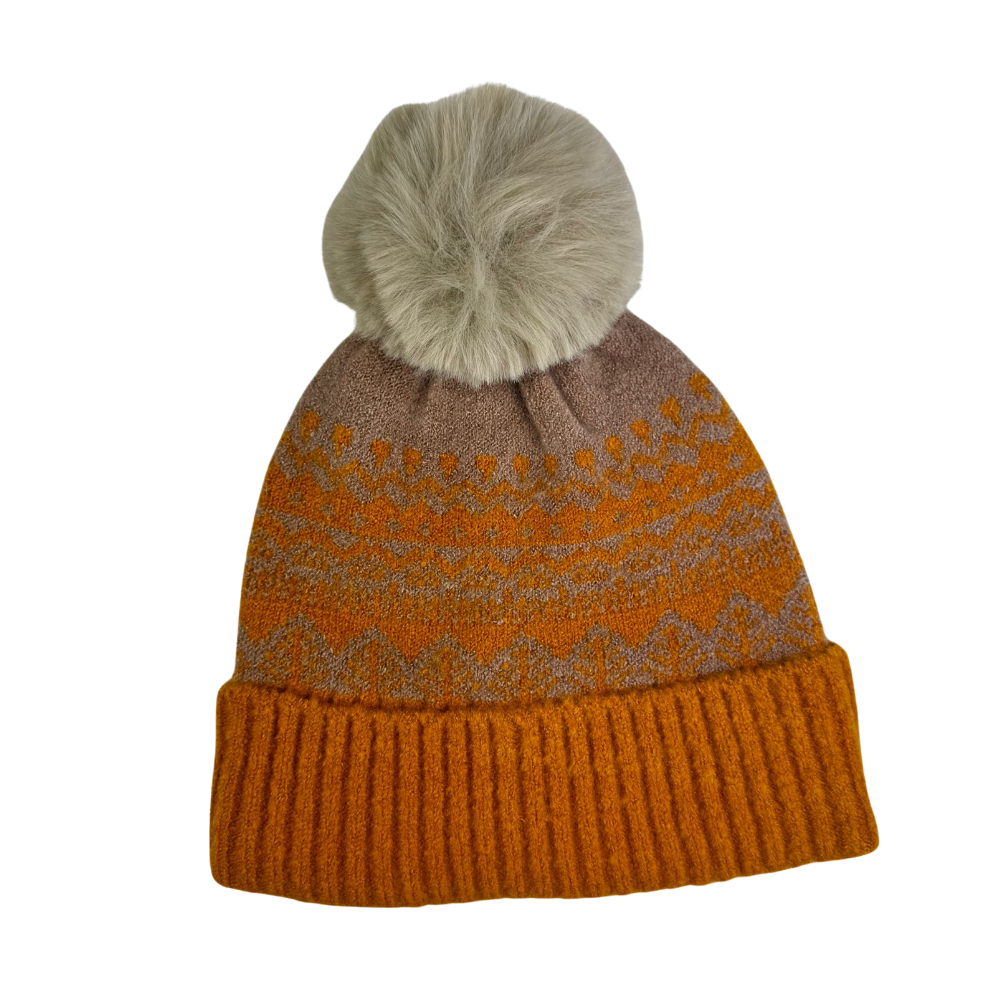 Ladies Thora Bobble Hat Perfect Gift by Powder Design AW23