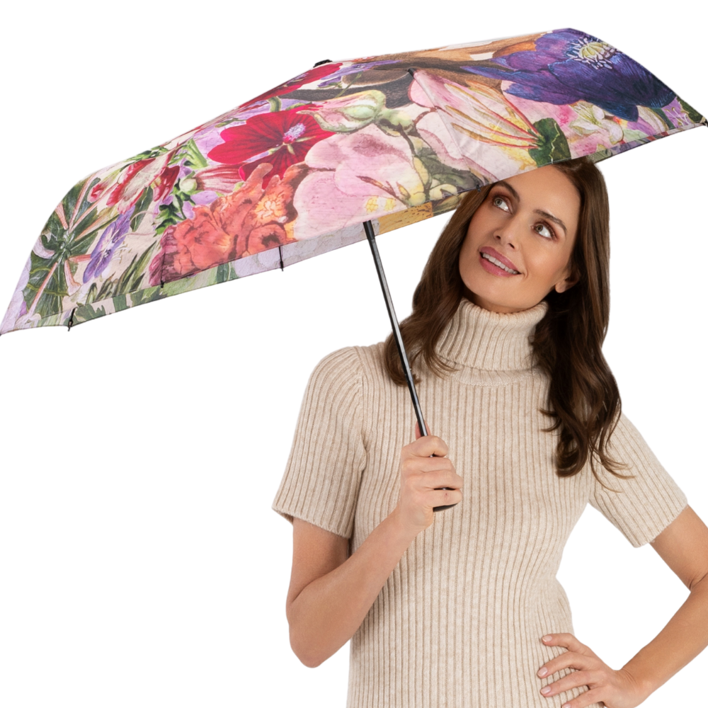 Cream Posy Umbrella Perfect Gift By Powder Design AW25