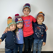 Kids Cosy PomPom Hats Perfect Gift by Powder Design AW23