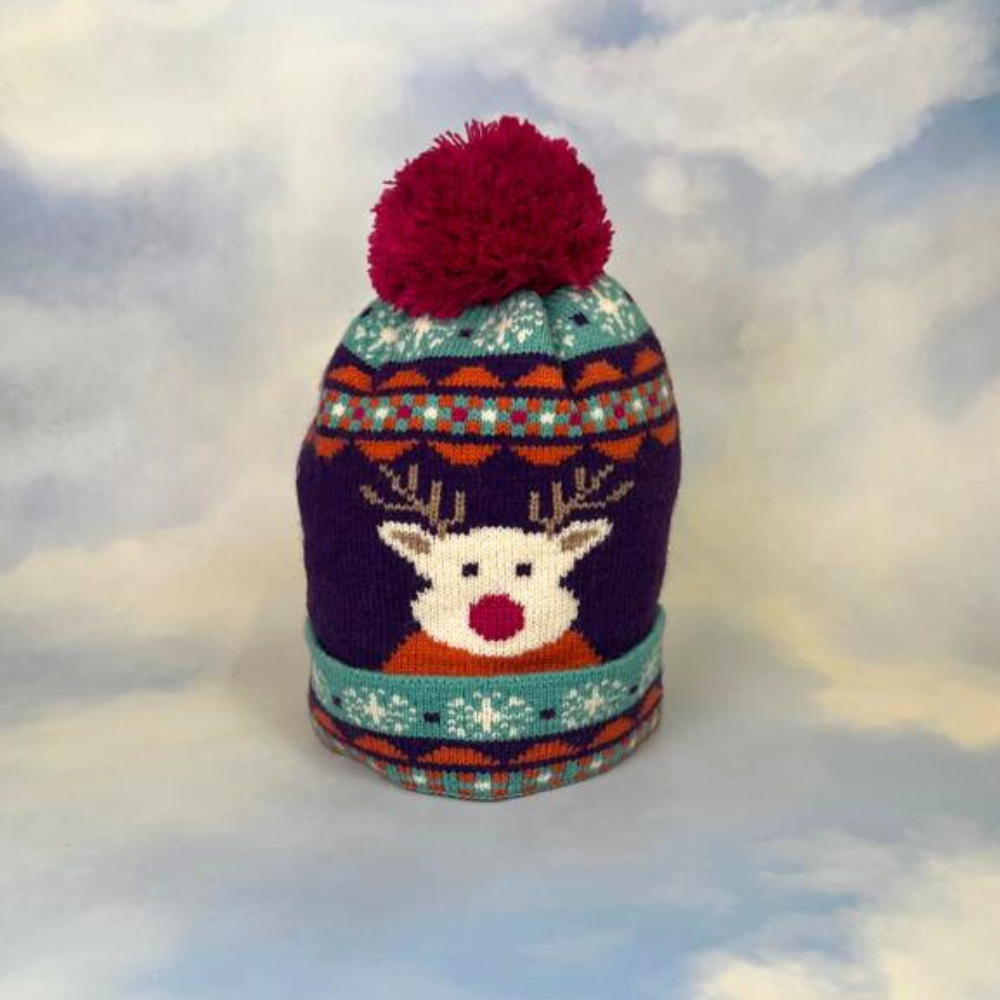 Kids Cosy PomPom Hats Perfect Gift by Powder Design AW23