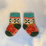 Kids Fair Isle Cosy Ankle Socks Perfect Gift By Powder AW23