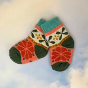 Kids Fair Isle Cosy Ankle Socks Perfect Gift By Powder AW23