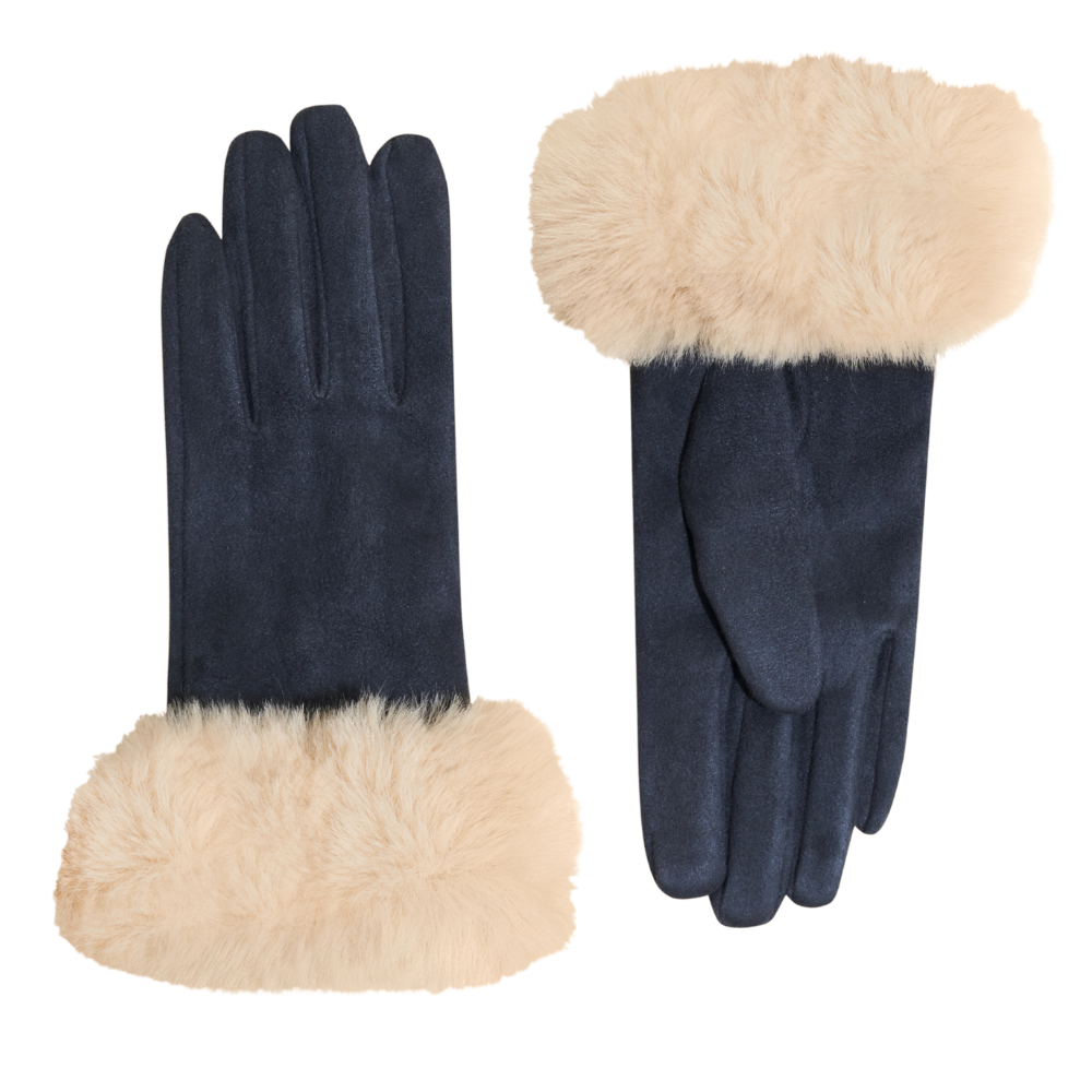 Ladies Bettina Faux Suede Gloves Perfect Gift By Powder Design AW25
