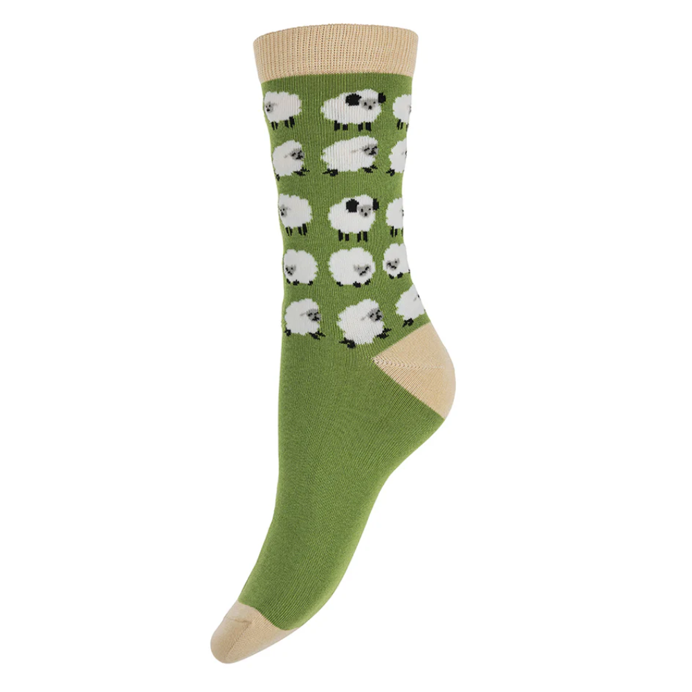 Ladies Flock Of Sheep Bamboo Socks Perfect Gift By Gemjar