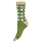 Ladies Flock Of Sheep Bamboo Socks Perfect Gift By Gemjar
