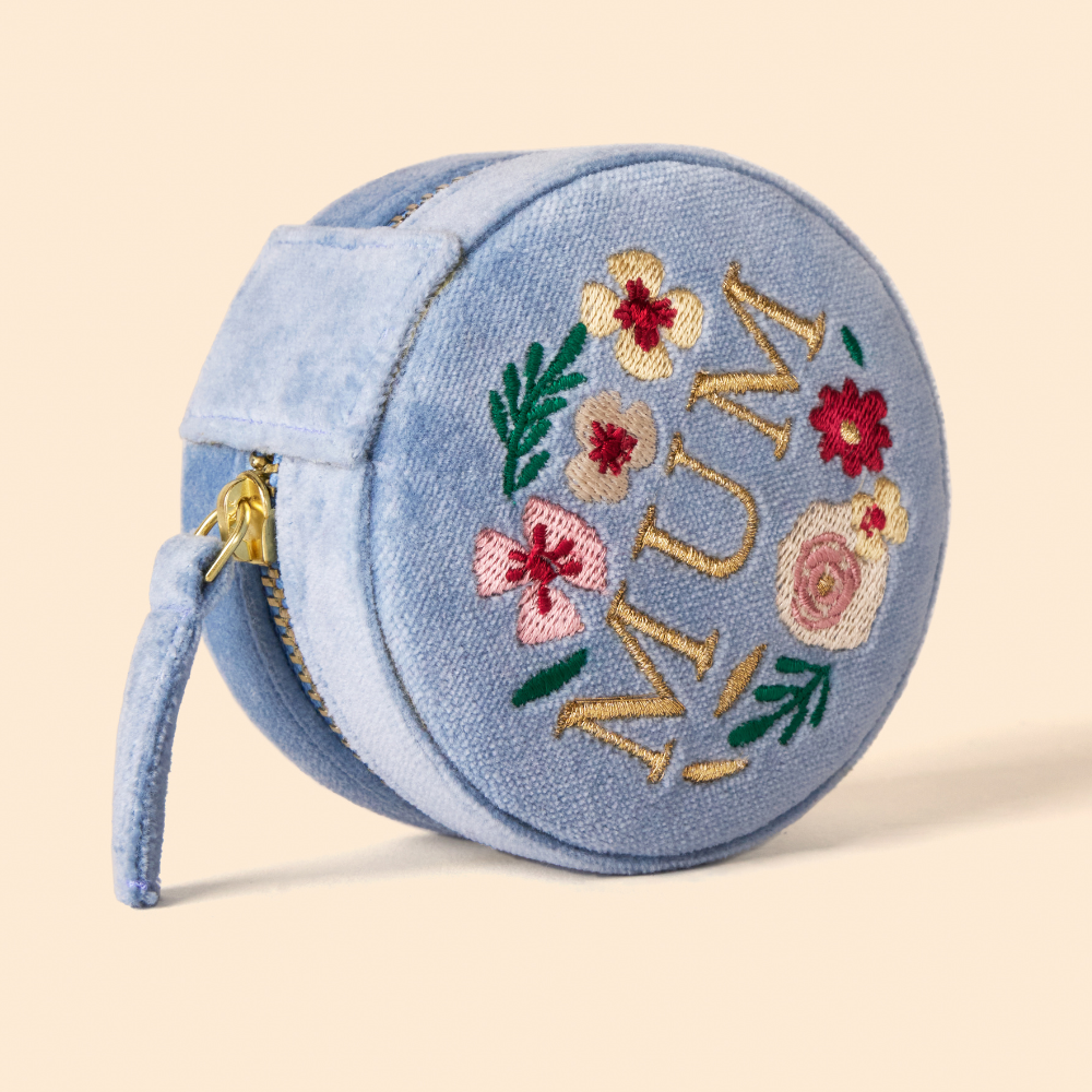 Ladies Mini Round Jewellery Box Lovely Mum By Powder Design SS25