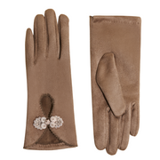 Ladies Suki Faux Suede Gloves Perfect Gift by Powder Design AW25
