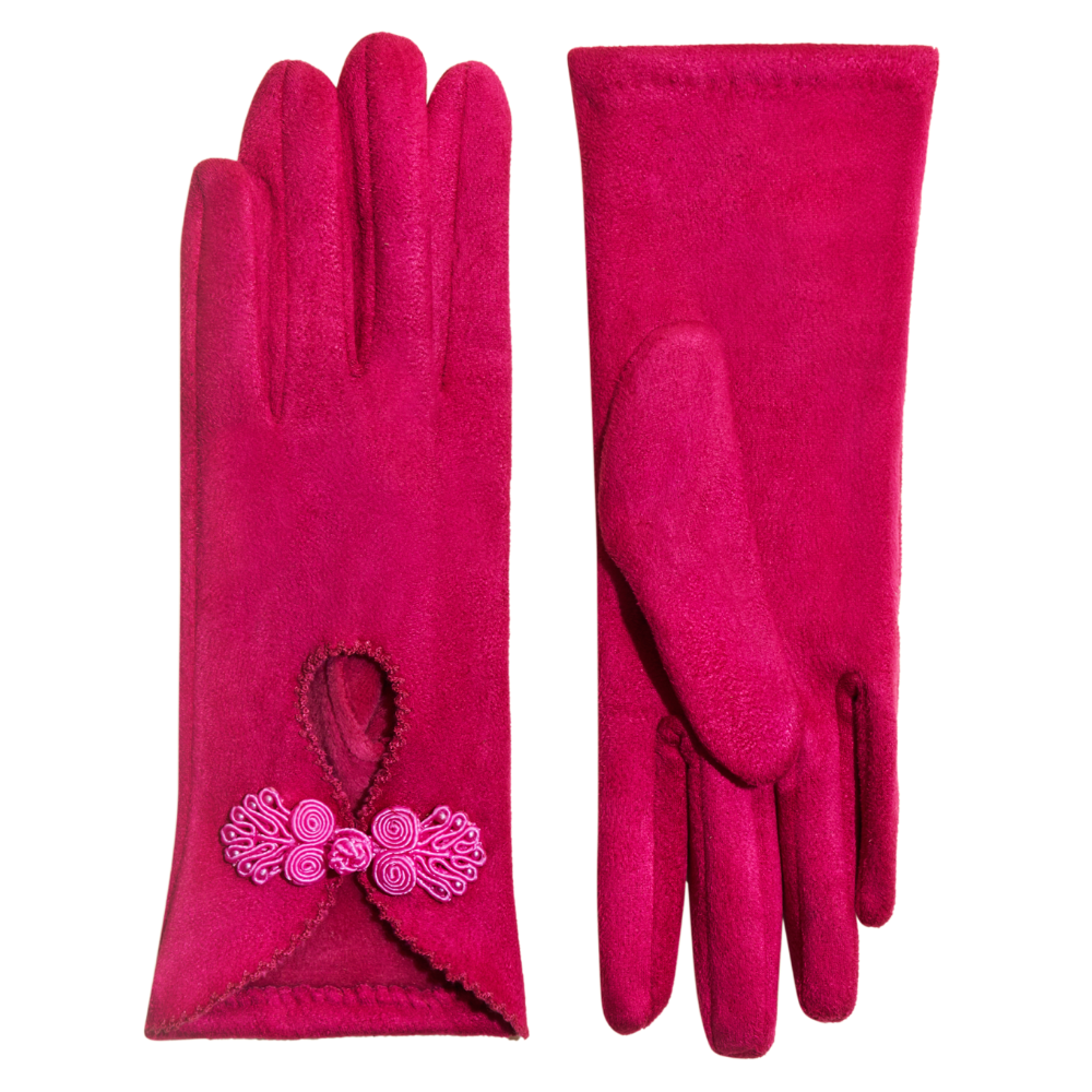 Ladies Suki Faux Suede Gloves Perfect Gift by Powder Design AW25