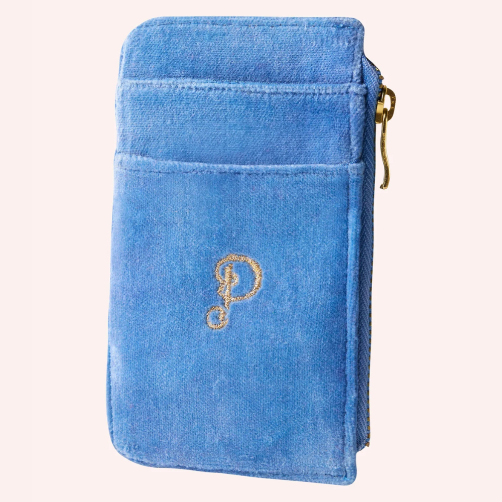Ladies Velvet Card Holder Seafaring Crab By Powder Design SS25