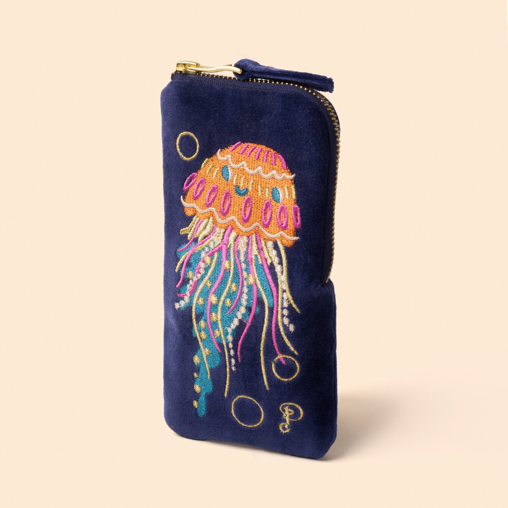 Ladies Velvet Sunglasses Pouch Jolly Jellies By Powder Design SS25