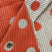 Ladies Reversible Small Spotty Patterned Scarf By Alex Max SP2652