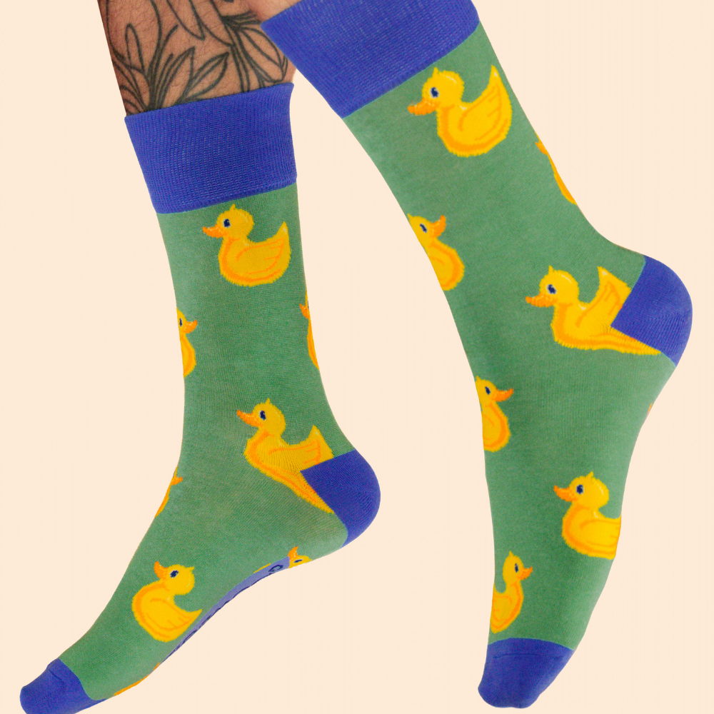 Men's Bamboo Ankle Rubber Duck Perfect Gift by Powder Design SS25