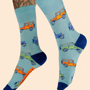Men's Bamboo Ankle Vintage Land Rover Perfect Gift by Powder Design SS25