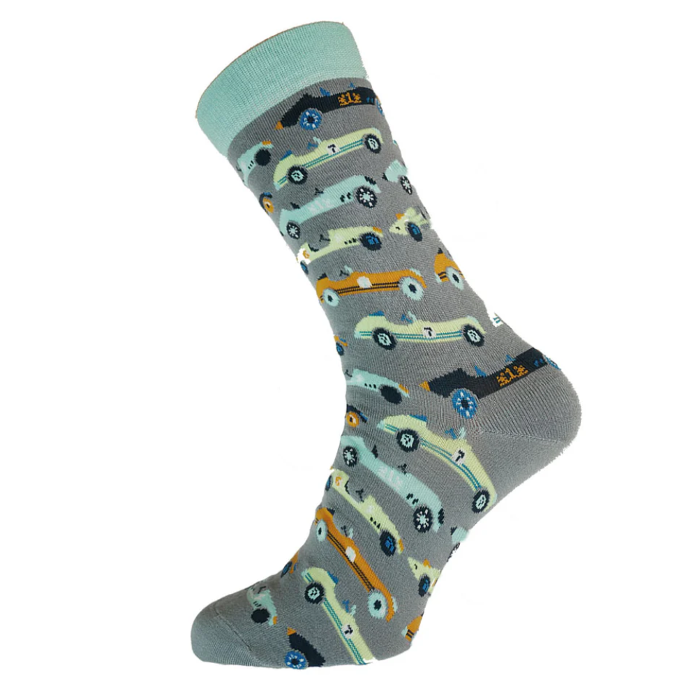 Men's Vintage Cars Bamboo Socks Perfect Gift By Gemjar