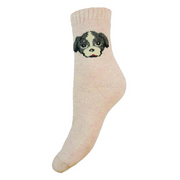 Dog Face Wool Blend Socks Perfect Gift By Gemjar