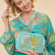 Ladies Velvet Make Up Bag Hummingbird By Powder Design VMB5 SS24