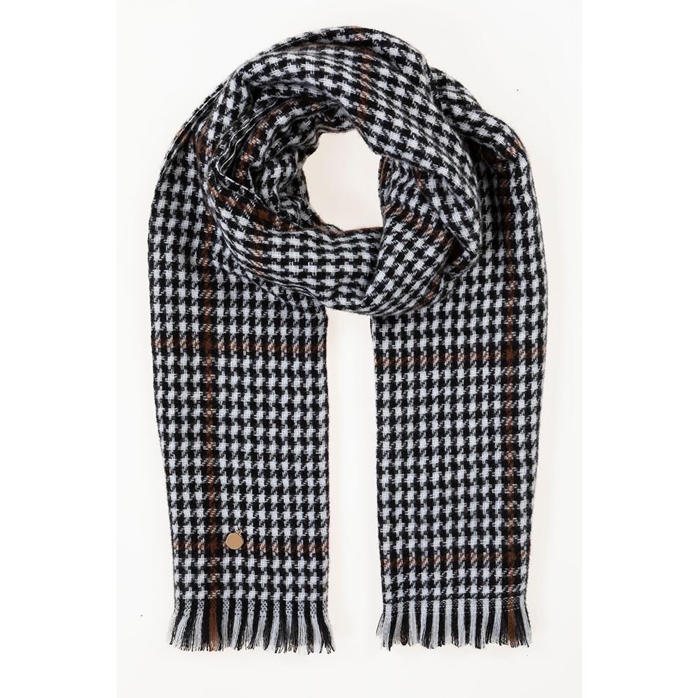 Ladies Checked Cosy Scarf By Alex Max