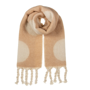 Ladies Big Bold Spot Cosy Scarf By Alex Max SP2102