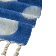Ladies Big Bold Spot Cosy Scarf By Alex Max SP2102 - Blue