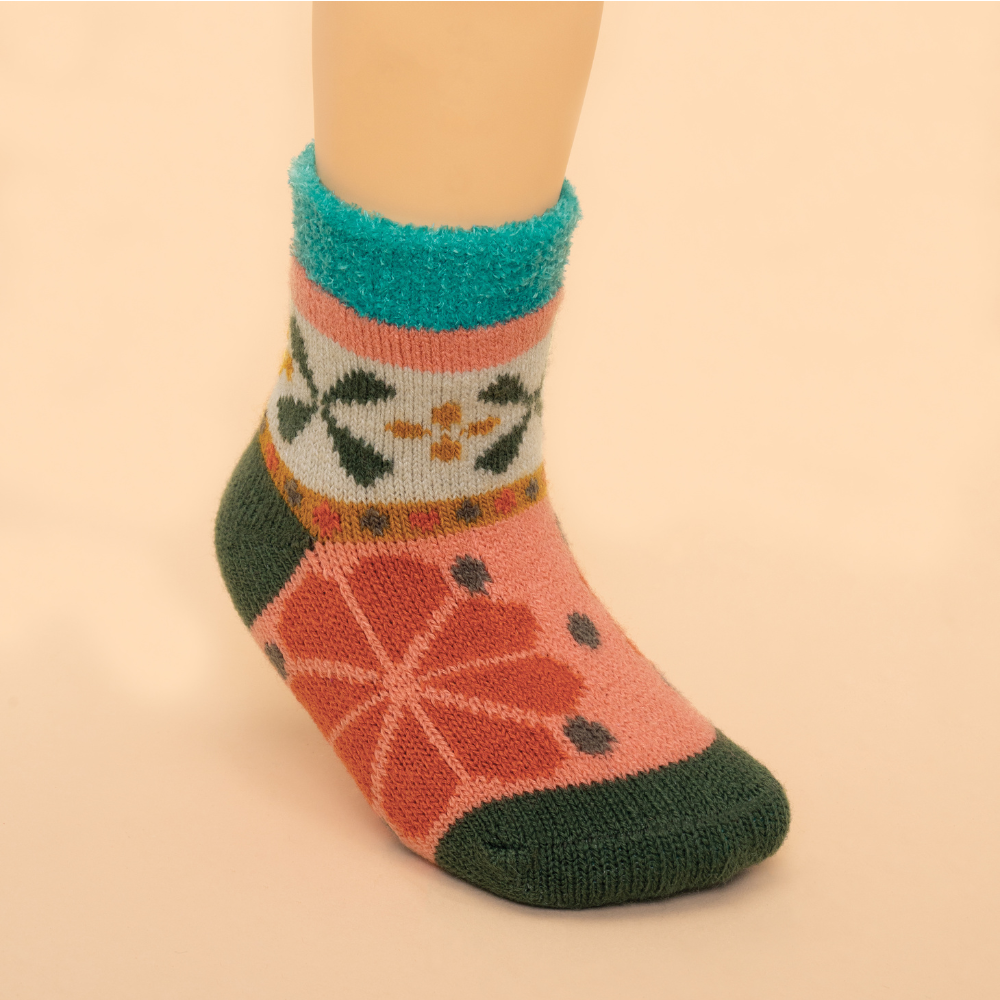 Kids Fair Isle Cosy Socks Perfect Gift By Powder AW23