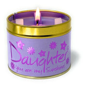 Lily-Flame Scented Candle Tin Perfect Gift DAUGHTER