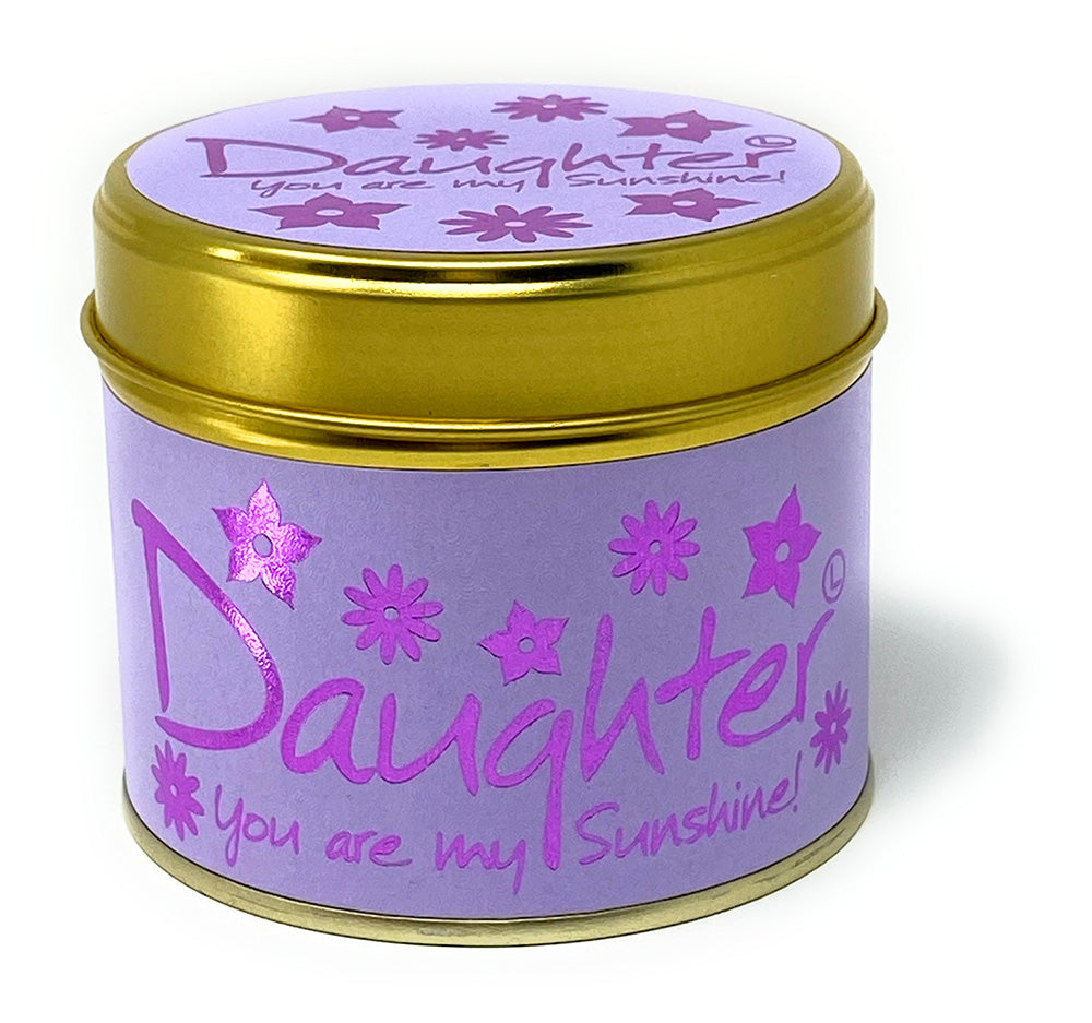 Lily-Flame Scented Candle Tin Perfect Gift DAUGHTER
