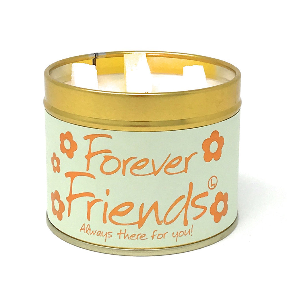 Lily-Flame Scented Candle Tin Perfect Gift FOREVER FRIENDS