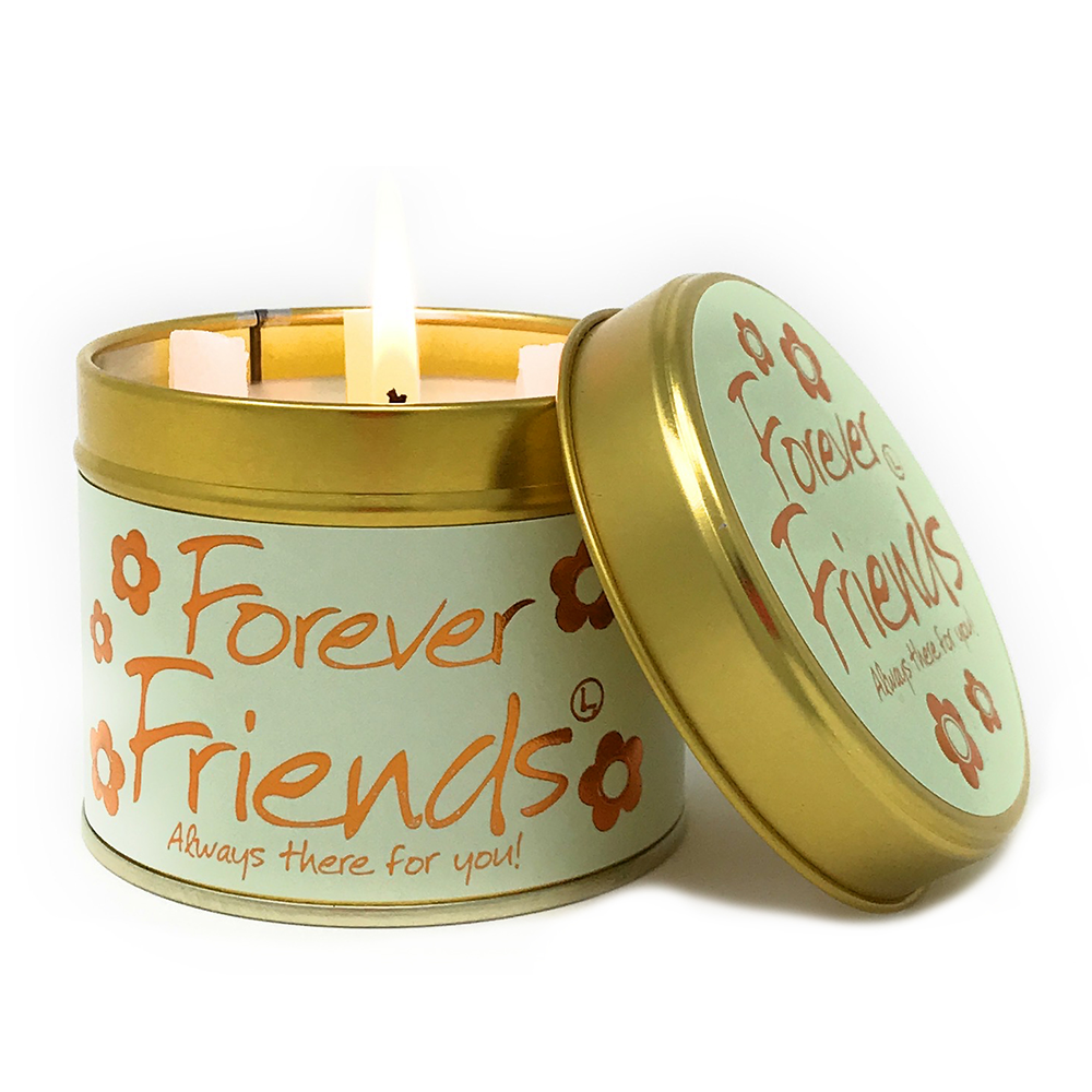 Lily-Flame Scented Candle Tin Perfect Gift FOREVER FRIENDS