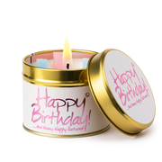 Lily-Flame Scented Candle Tin Perfect Gift HAPPY BIRTHDAY
