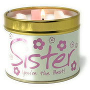 Lily-Flame Scented Candle Tin Perfect Gift SISTER