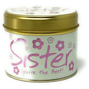 Lily-Flame Scented Candle Tin Perfect Gift SISTER