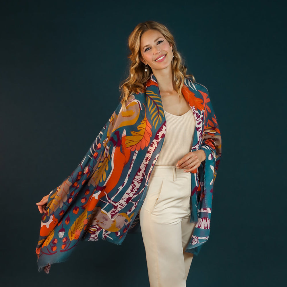 Ladies Printed Scarf Patterns Perfect Gift by Powder Design SS23