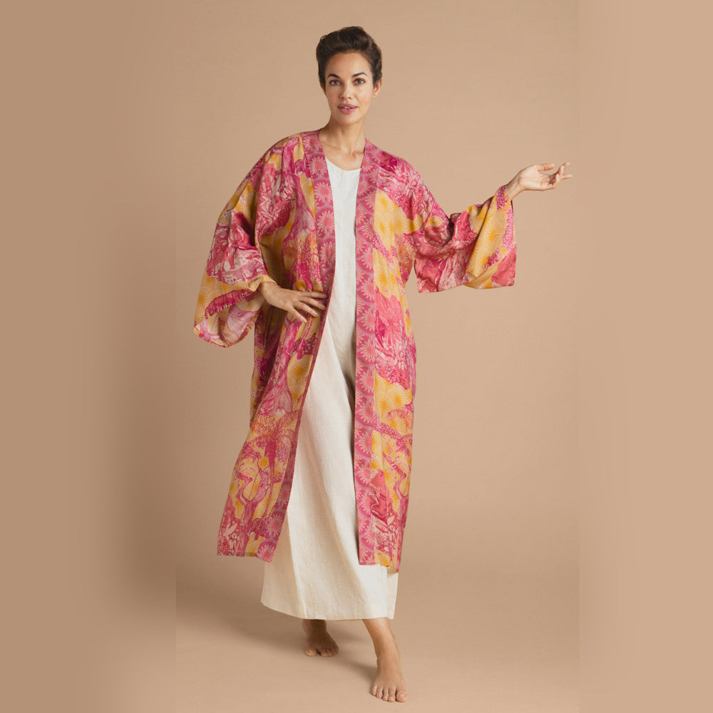 Ladies Long Kimono Gown Perfect Gift By Powder Design SS23