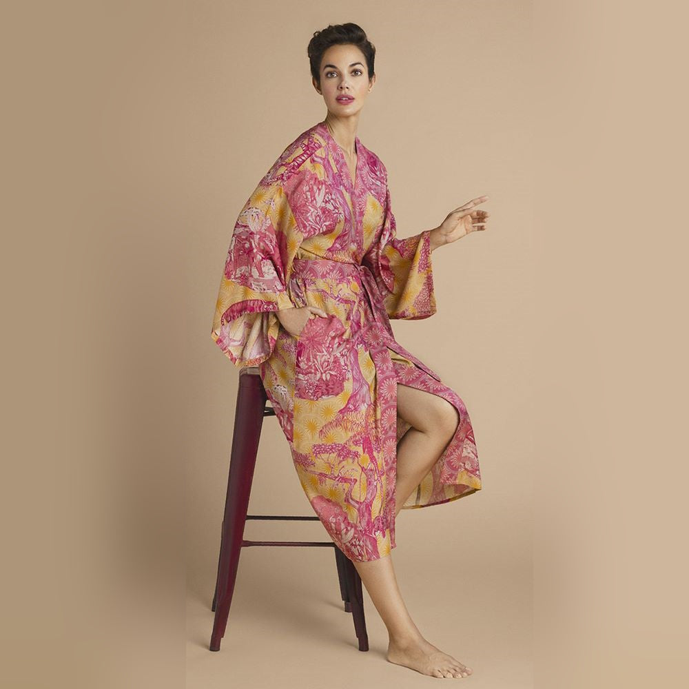 Ladies Long Kimono Gown Perfect Gift By Powder Design SS23