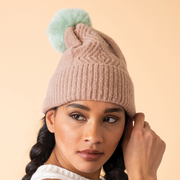 Ladies Ingrid Pompom Hat Perfect Gift by Powder Design