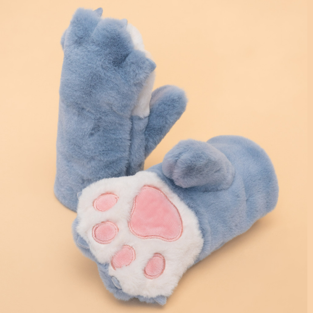 Kids Fluffy Mittens Perfect Gift by Powder Design