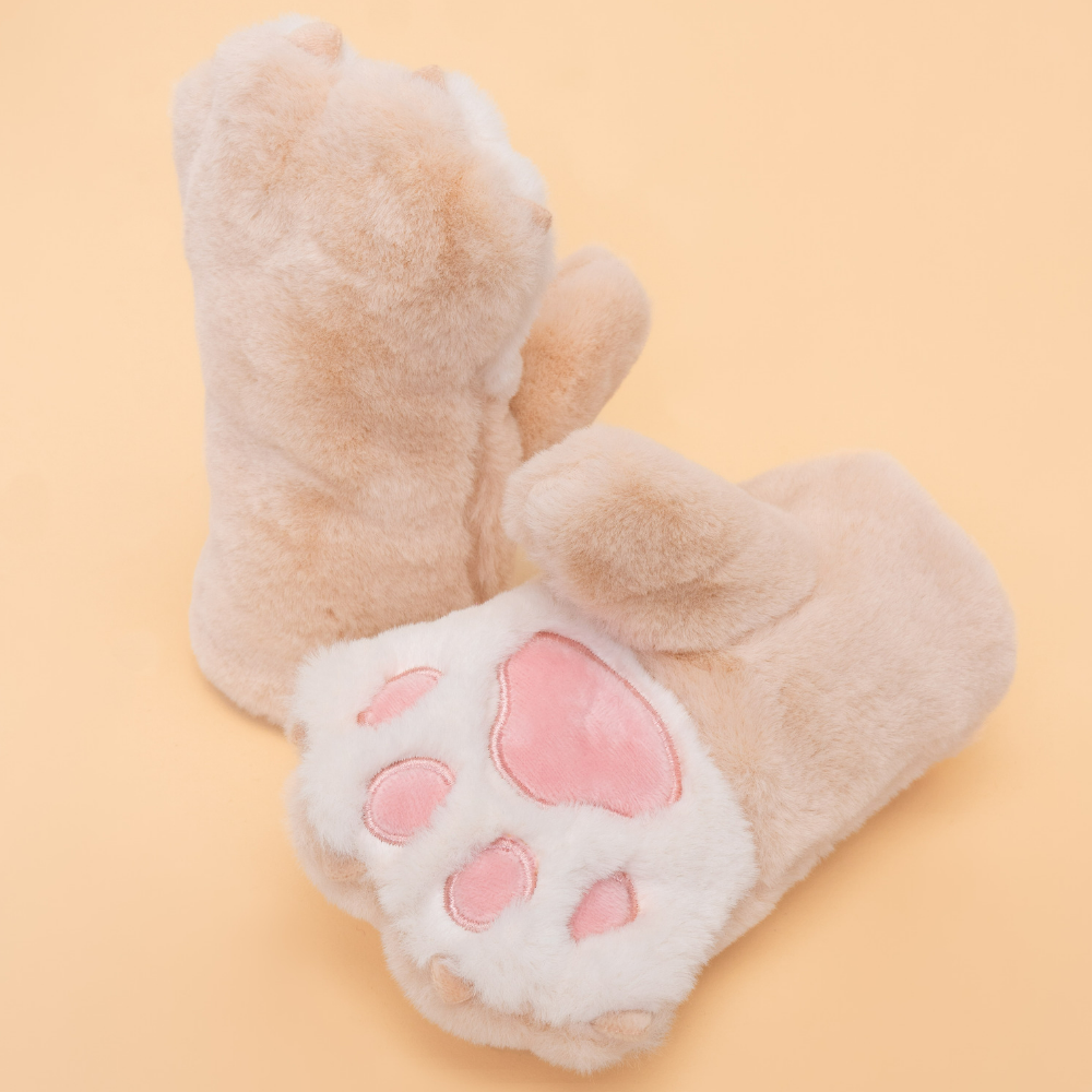 Kids Fluffy Mittens Perfect Gift by Powder Design