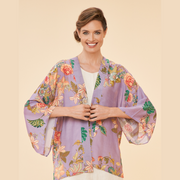 Ladies Kimono Gown Prancing Tiger By Powder Design PKJ51 SS24