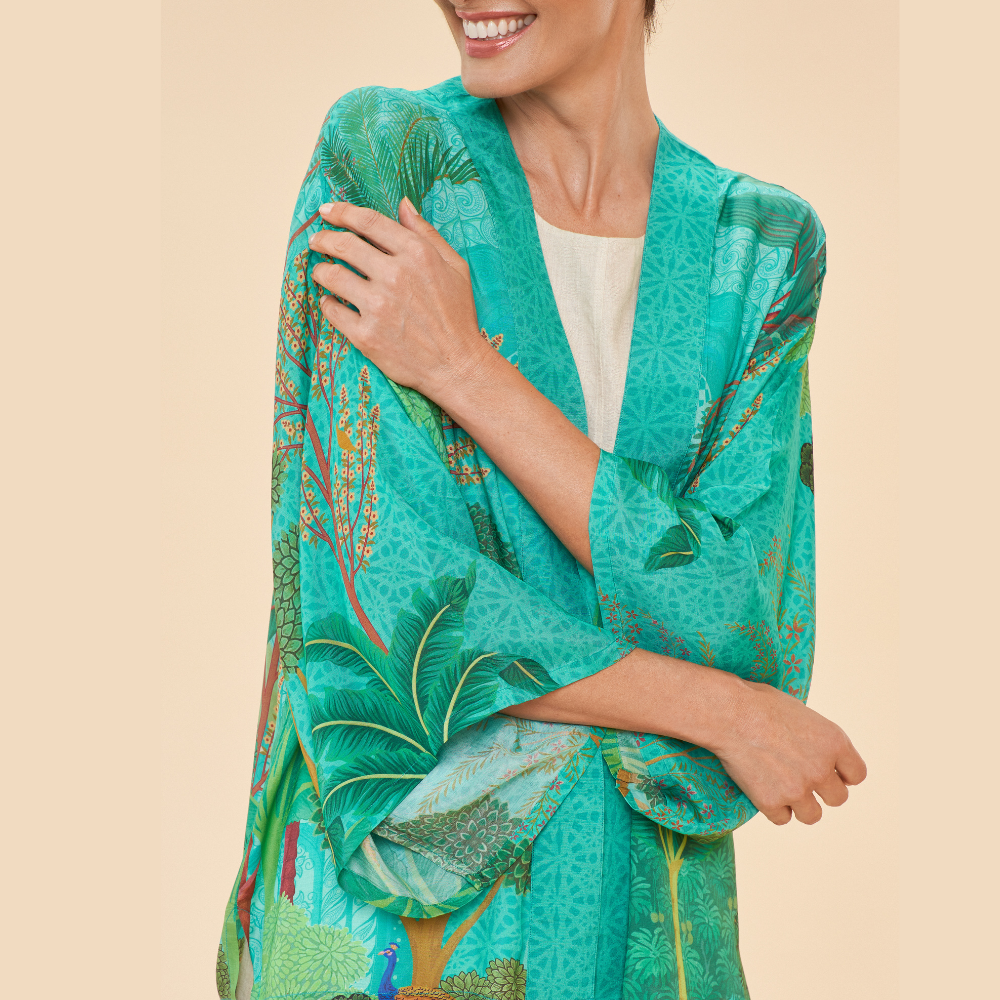 Ladies Kimono Jacket Secret Paradise By Powder Design PKJ49 SS24