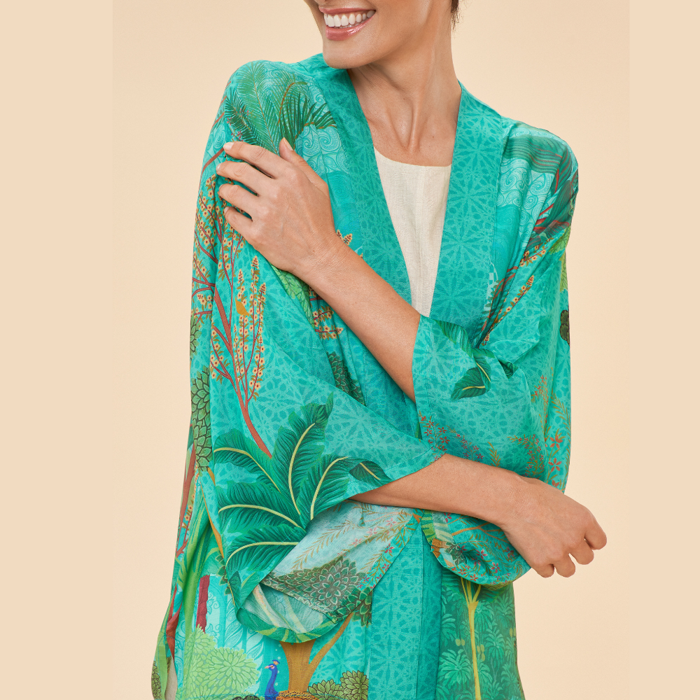 Ladies Kimono Jacket Secret Paradise By Powder Design