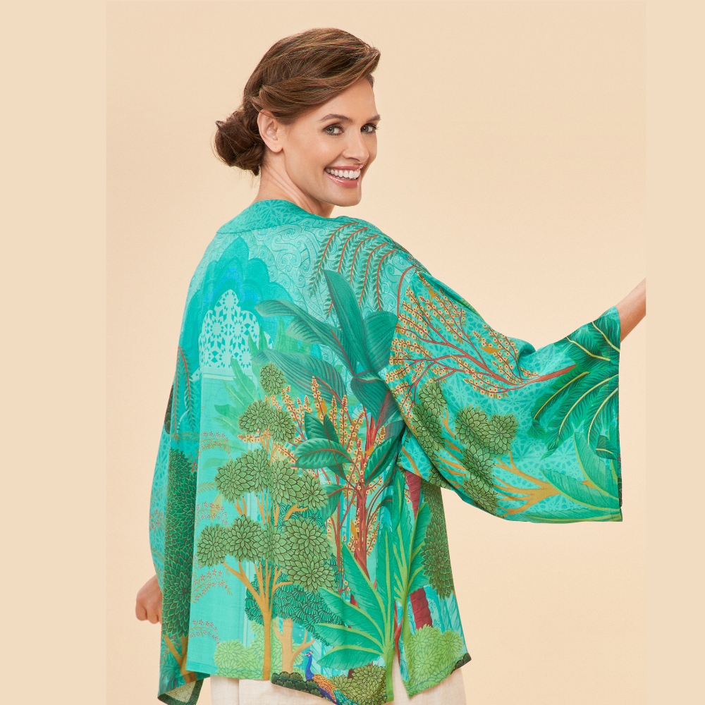 Ladies Kimono Jacket Secret Paradise By Powder Design PKJ49 SS24